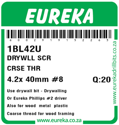 1BL42 - Drywall Screw -1BL42_Label_T